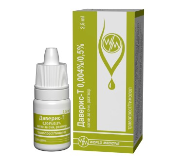 ДАВЕРИС-Т капки за очи 0,04мг/5мг - 2,5мл 1 BOTTLE